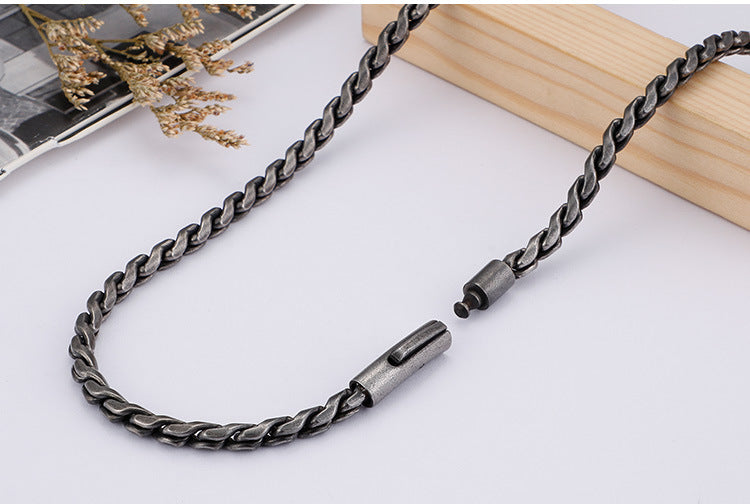 Korean Version Of Trendy Men's Single Chain Necklace, Jewelry, Men's Chain