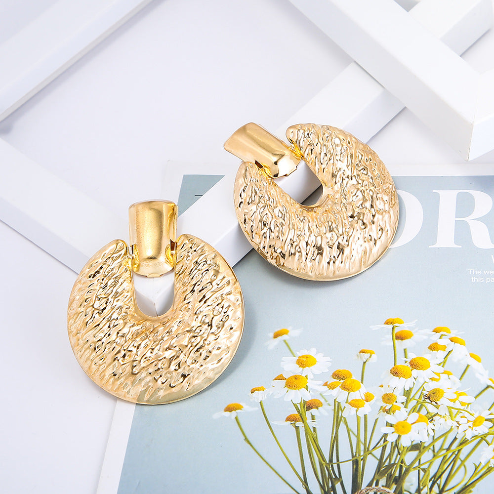 Elegant Vienna Verve Gold Drop Earrings