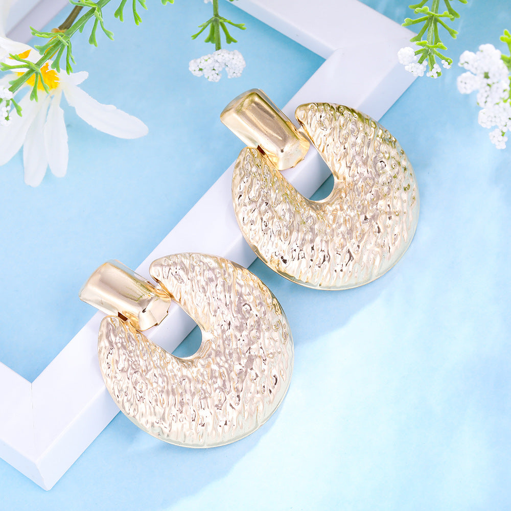 Elegant Vienna Verve Gold Drop Earrings