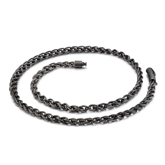 Stainless Steel Men's Necklace, Titanium Steel Chain, Direct Factory Sales For Foreign Trade