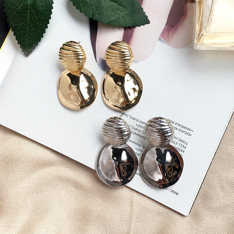 European Chic Metal Earrings - Vienna Verve Collection