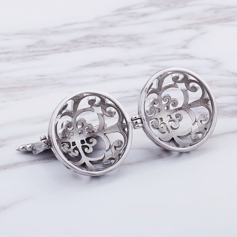 Musical Pendant Diffuser with Metal Cage - Unisex Fashion Jewelry by Planderful