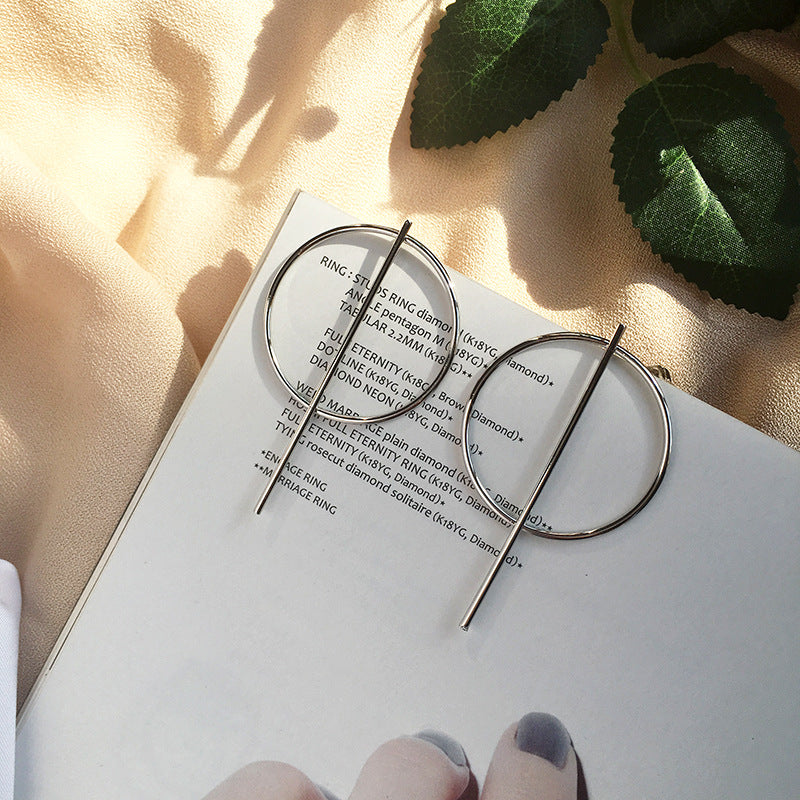 Fashion Forward Metal Drop Earrings - Vienna Verve Collection