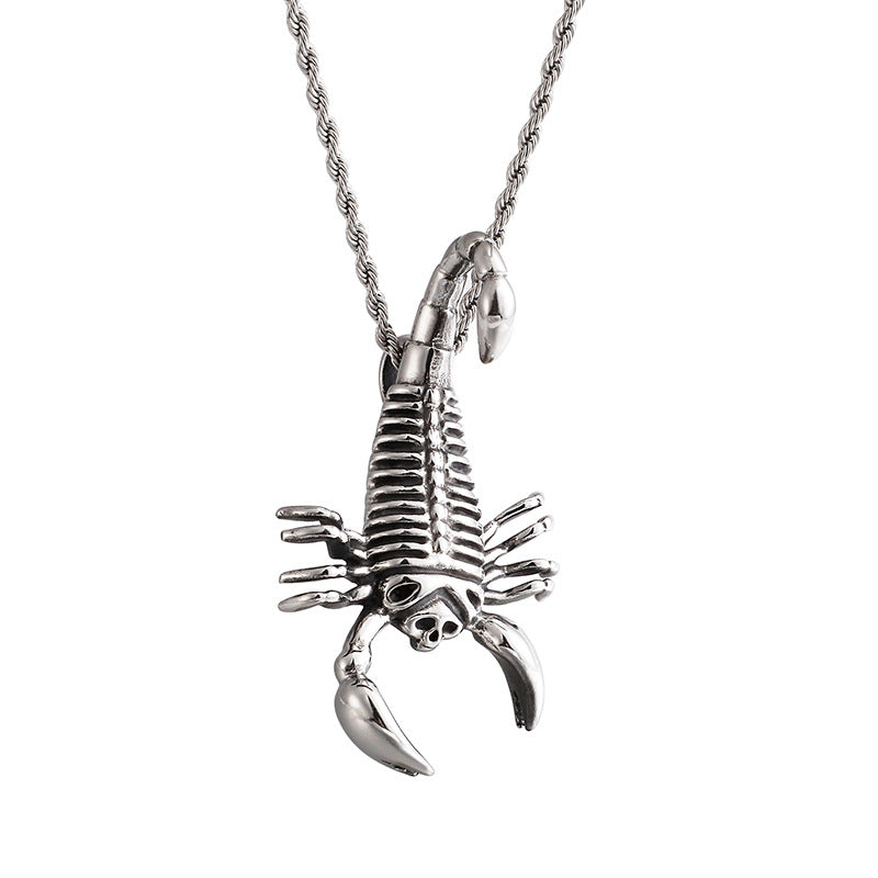 Scorpion Pendant Necklace for Men - Hip-Hop Style Jewelry