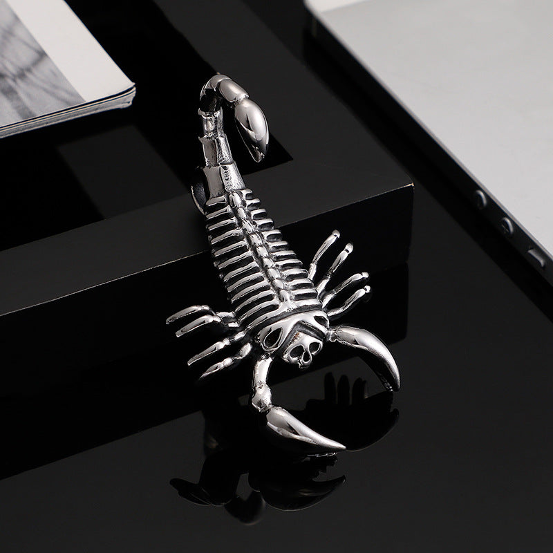 Scorpion Pendant Necklace for Men - Hip-Hop Style Jewelry