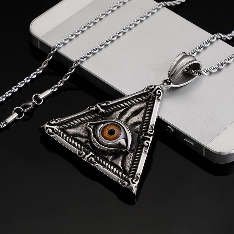 Eye of Horus Stainless Steel Pendant for Men