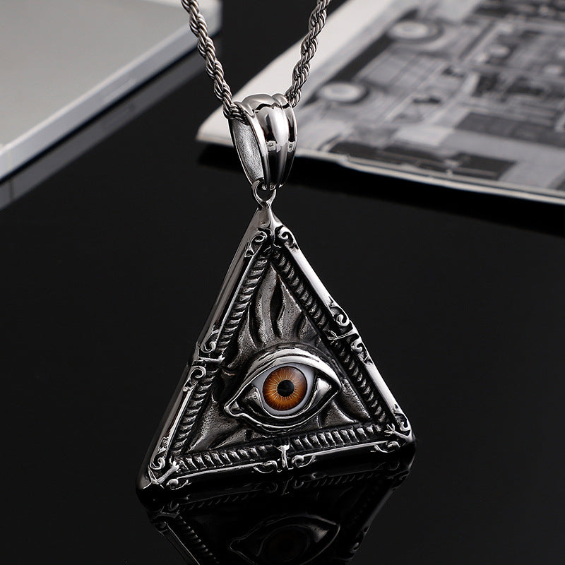 Eye of Horus Stainless Steel Pendant for Men