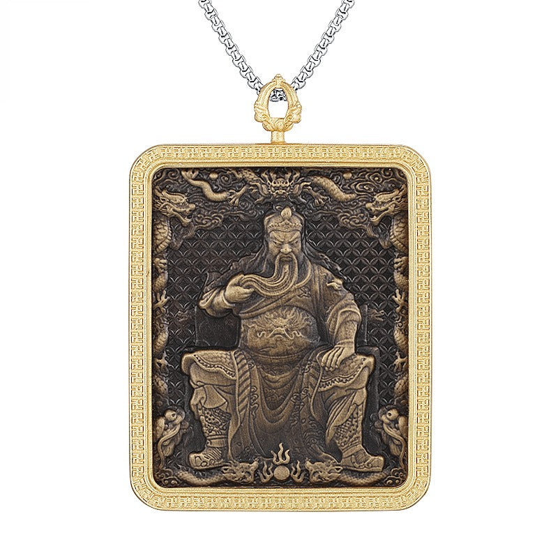 Titanium Steel Necklace – Statement Dragon Pendant