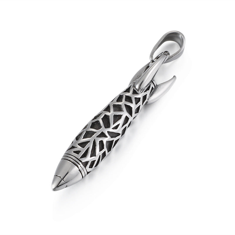Stylish Stainless Steel Rocket Pendant for Men - AliExpress Exclusive