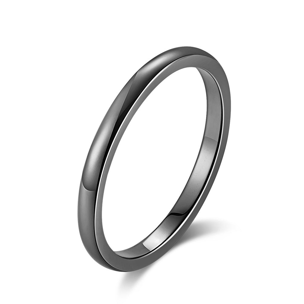 Women's Ring – Unisex Stainless Steel Rose Gold