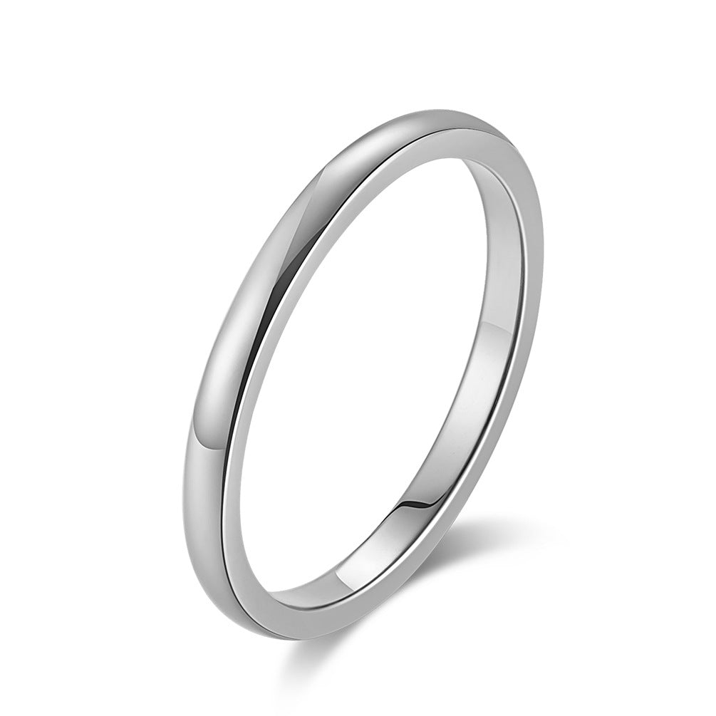Women's Ring – Unisex Stainless Steel Rose Gold