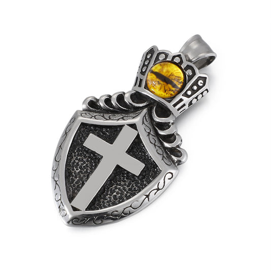 Guardian Spirit Titanium Steel Evil Eye Men's Pendant