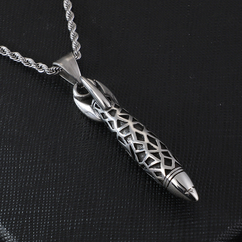 Stylish Stainless Steel Rocket Pendant for Men - AliExpress Exclusive
