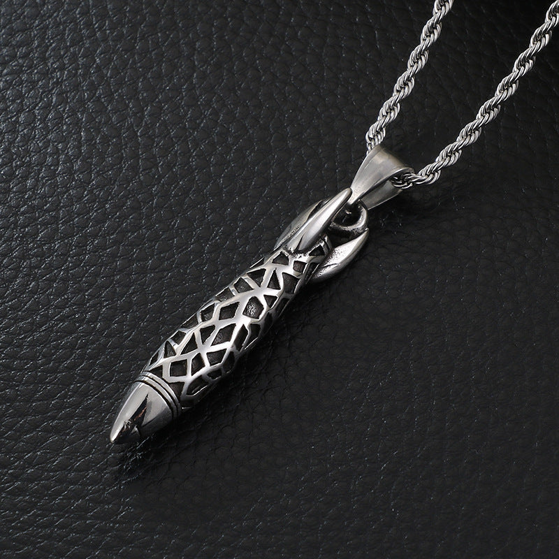 Stylish Stainless Steel Rocket Pendant for Men - AliExpress Exclusive