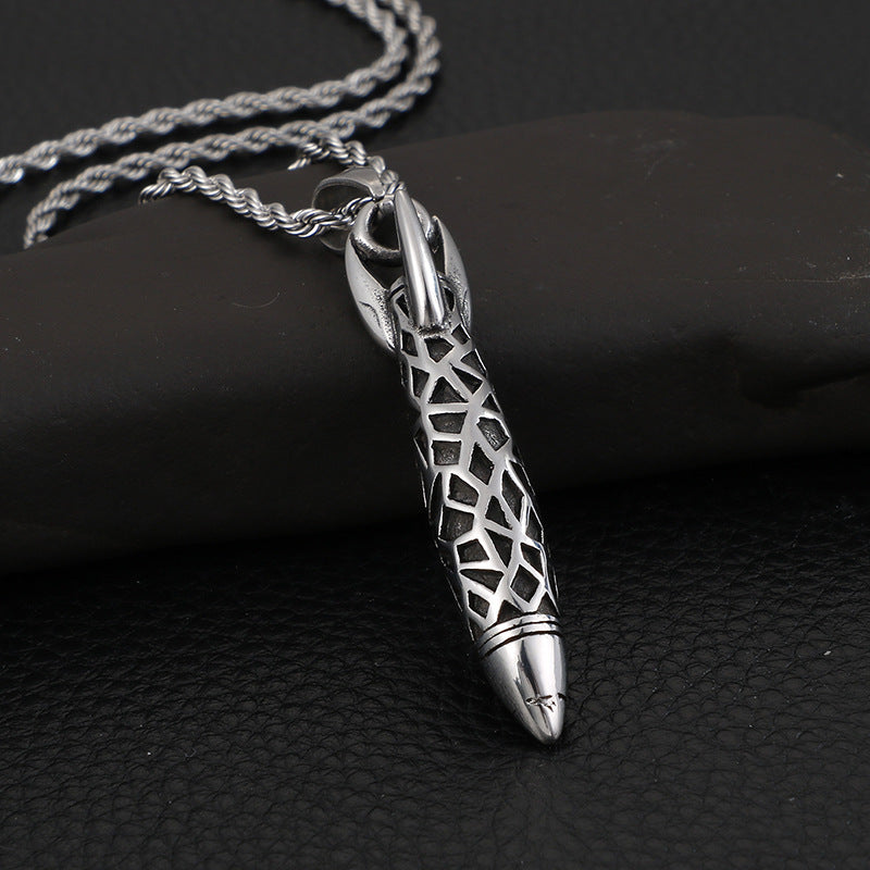 Stylish Stainless Steel Rocket Pendant for Men - AliExpress Exclusive