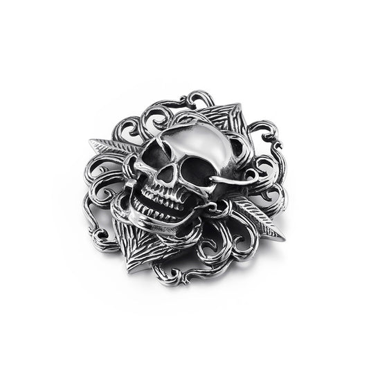 Rebel Skull Stainless Steel Pendant for Men