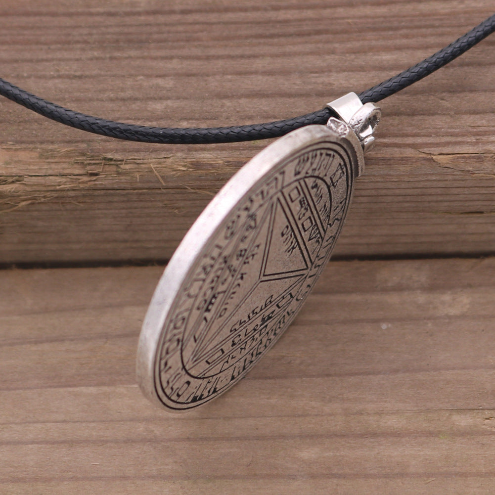 European and American Jewelry Wholesale: Solomon Smart Key Necklace, Saturn Amulet, Men's Pendant - Norse Legacy