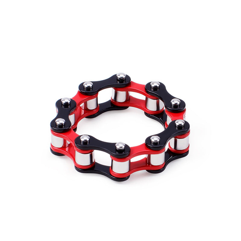 Titanium Steel, Locomotive Men's Chain Ring Stainless Steel