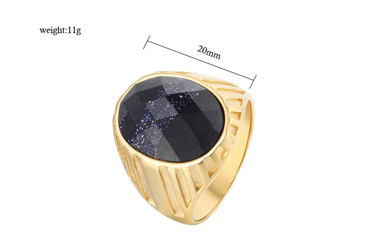Planderful Titanium Steel Ring For Women And Men Unisex Minimalist Shield Protection Statement