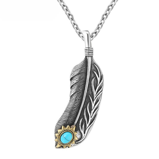 Planderful Everyday Genie Titanium Steel Pendant Necklace Unisex Protection Charm
