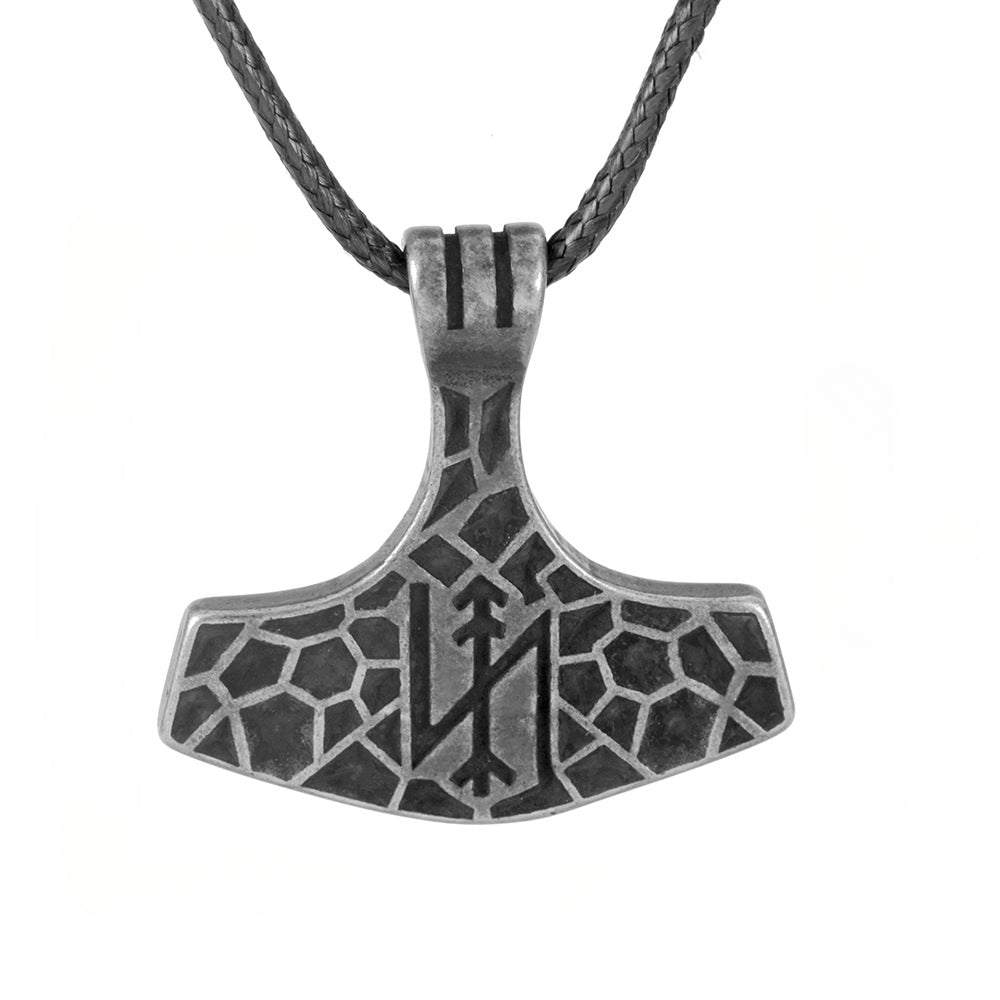Amazon's New Viking Rune Pendant Men's Retro Necklace
