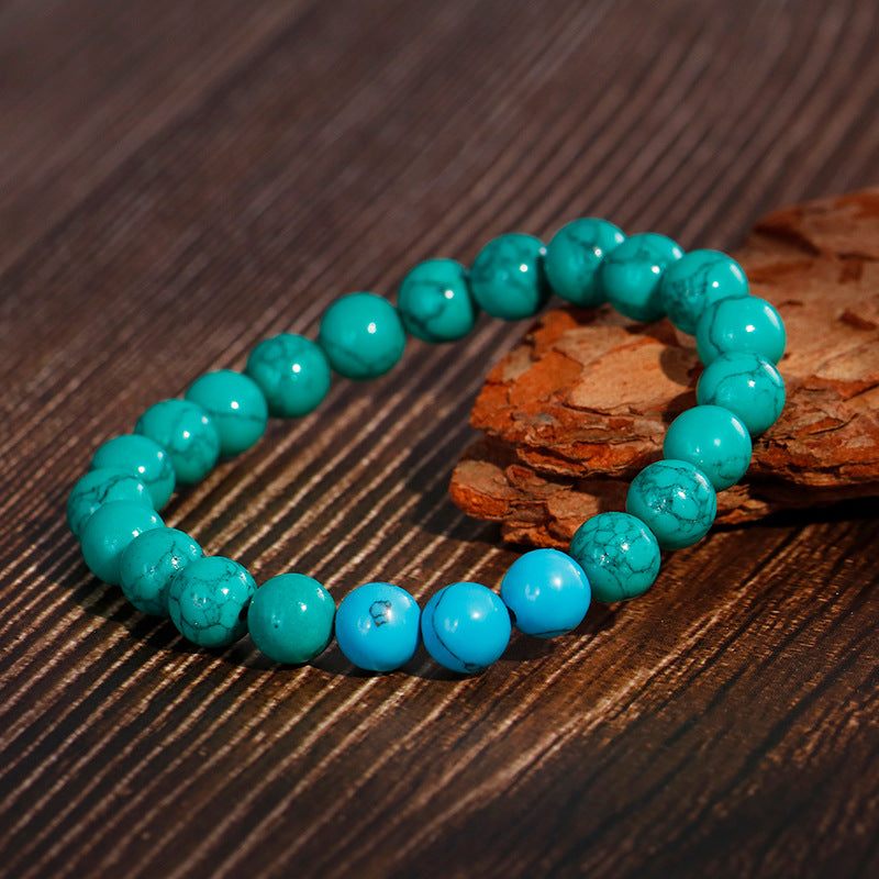 Men's Stylish Turquoise Beaded Bracelet - Direct from Factory
