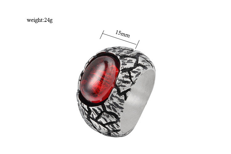 Planderful Unisex Titanium Steel Ring Bold Protection