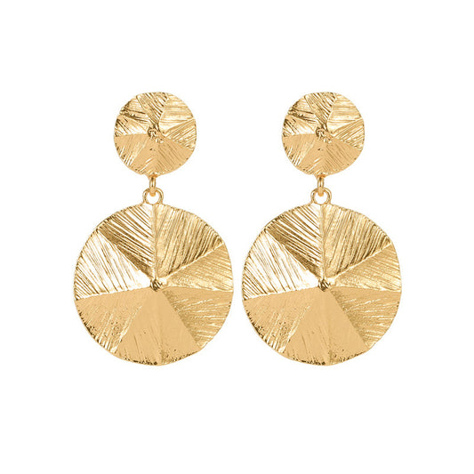 Exaggerated Alloy Earrings with a Stylish Twist