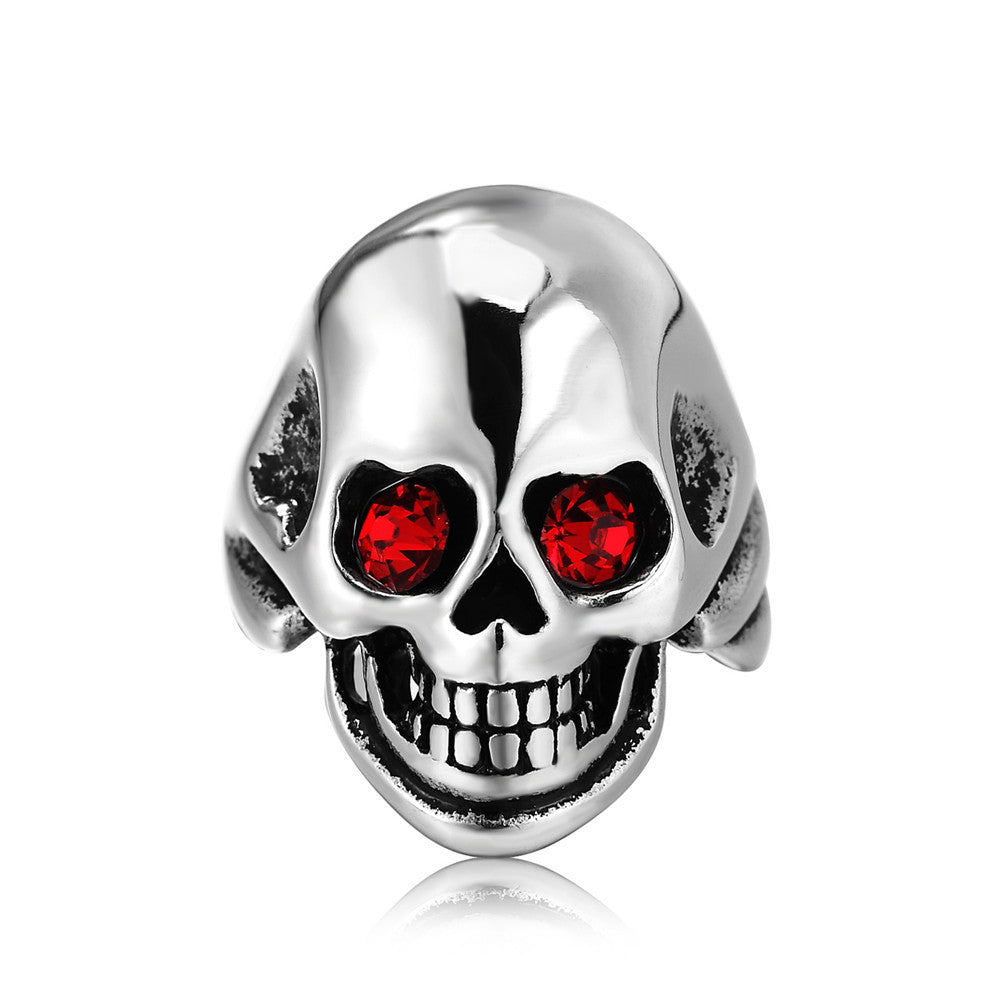 Titanium Steel Skull Ring