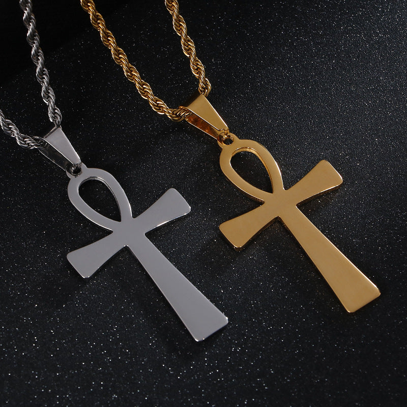 Egyptian Anhe Keys Hip-Hop Pendant - Men's Cross Pendants Collection