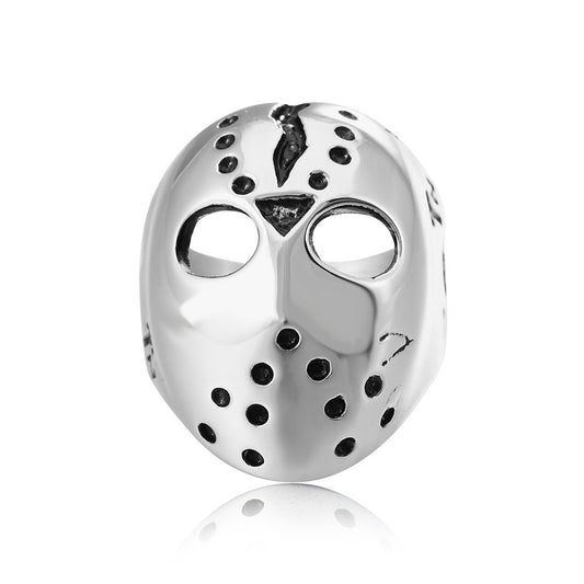 Hockey Mask Titanium Steel Ring