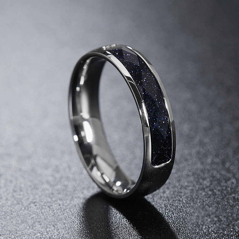 Planderful Titanium Steel Ring For Men And Women Gemstone Protection Statement Everyday Wear