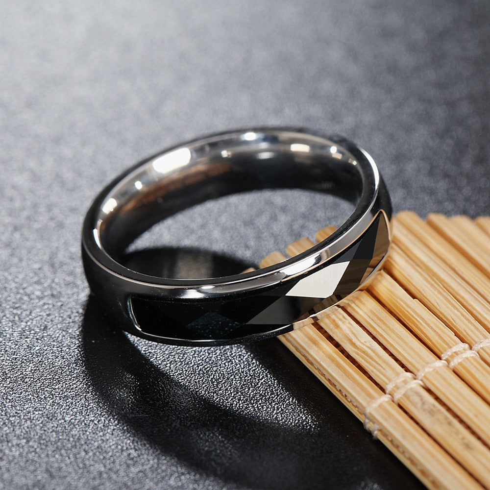 Planderful Titanium Steel Ring For Men And Women Gemstone Protection Statement Everyday Wear