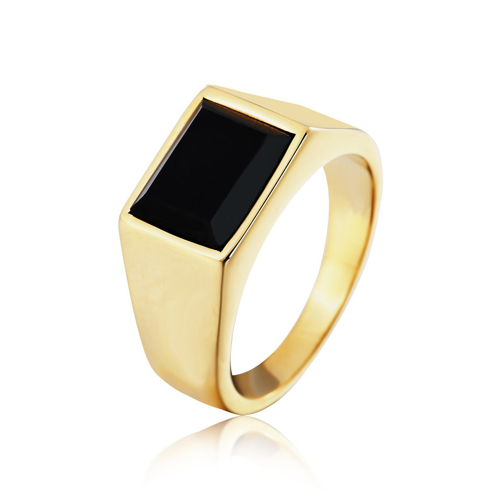 Planderful Everyday Genie Titanium Steel Ring Unisex Statement Jewelry For Men And Women Durable