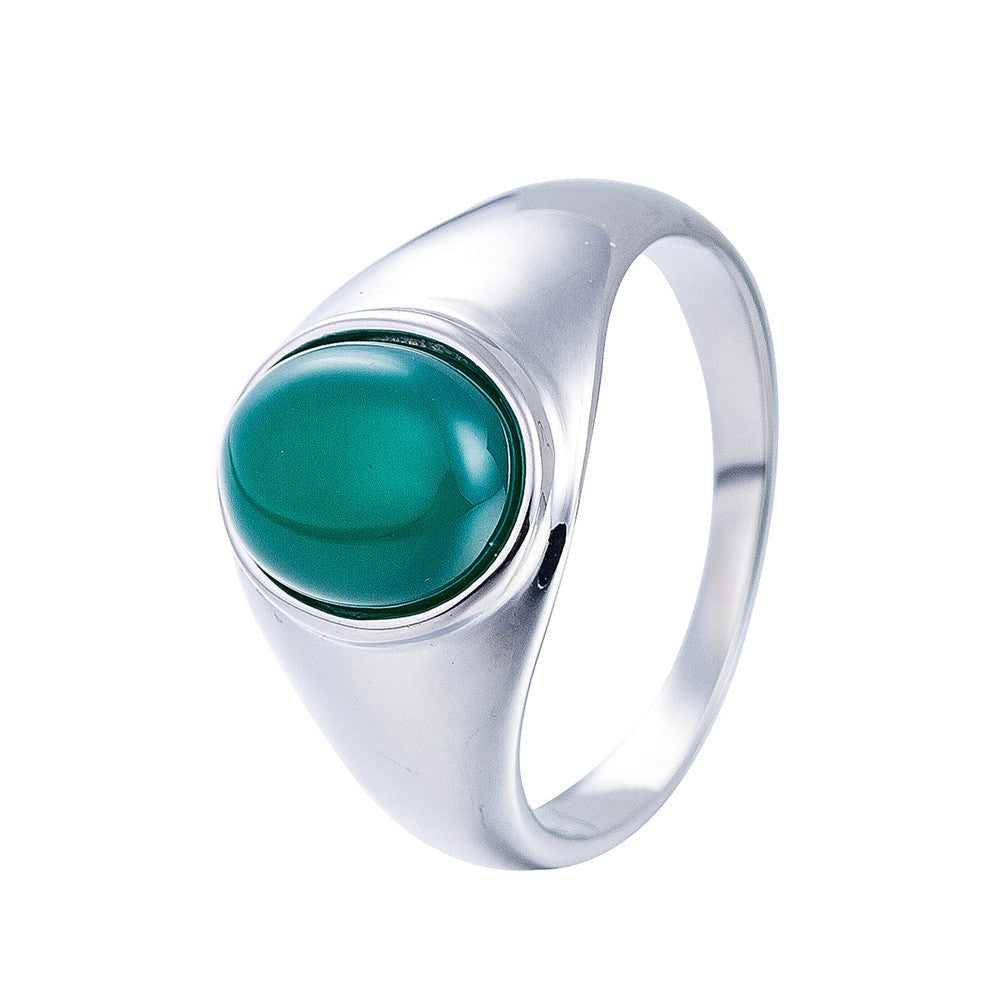 Opal Ring Durable Titanium Steel Women Unisex Statement Jewelry Planderful Everyday Genie
