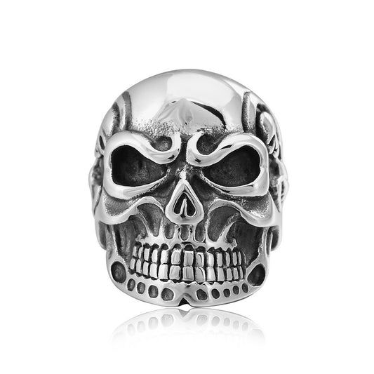Titanium Steel Skull Ring