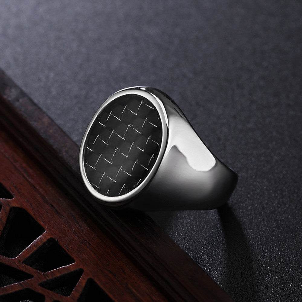 Carbon Fiber Titanium Steel Ring For Men And Women Unisex Protection Statement Planderful Everyday Genie