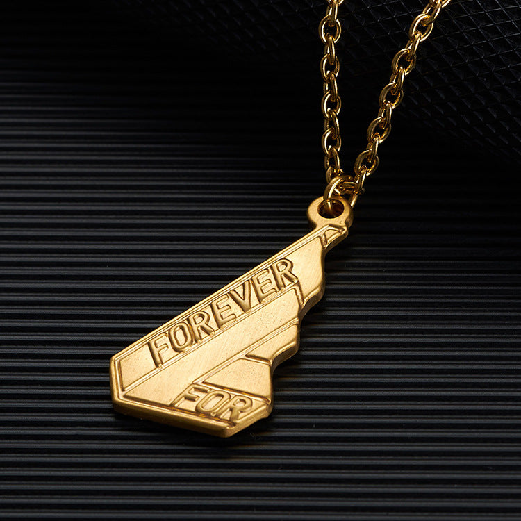 Two In One Three Corners And Two Halves Split Men's Pendant Forever Best Friends Necklace