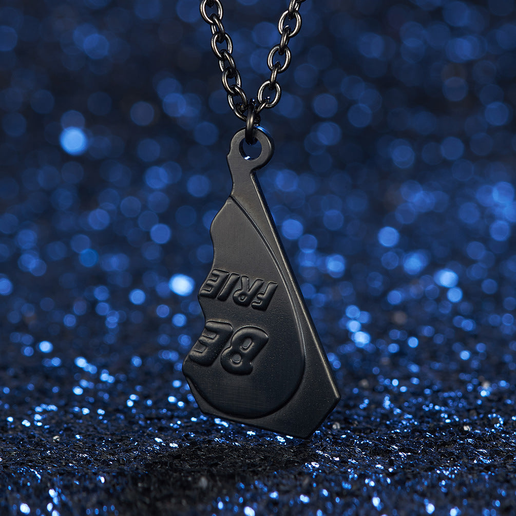 Two In One Three Corners And Two Halves Split Men's Pendant Forever Best Friends Necklace