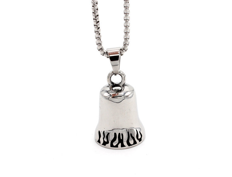 Planderful Personalized Retro Engine Bell Pendant For Men Unisex Titanium Steel Protection Statement