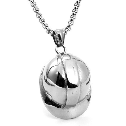 Trendy Titanium Steel Hip-Hop Hat Pendant Necklace for Men