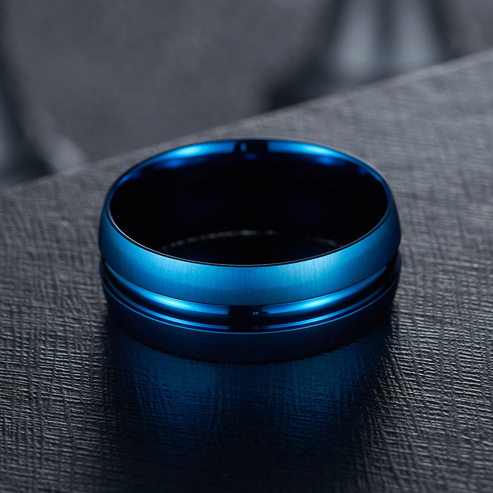 Pure Titanium Matte Brushed Men's Ring – Titanium