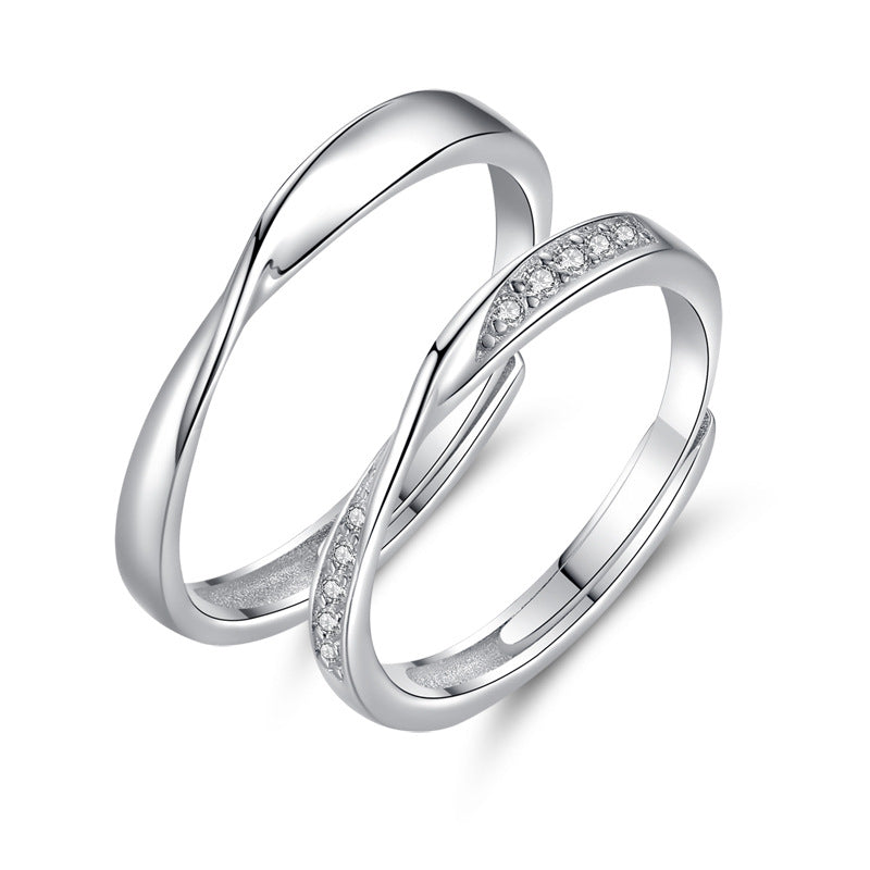 Planderful Sterling Silver Mobius Ring for Couples – Planderful Shop