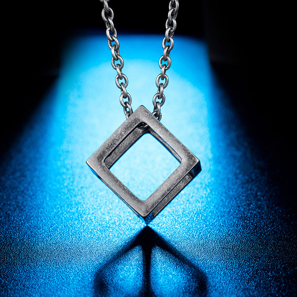 Japanese And Korean Style Hip Hop Rubik's Cube Pendant