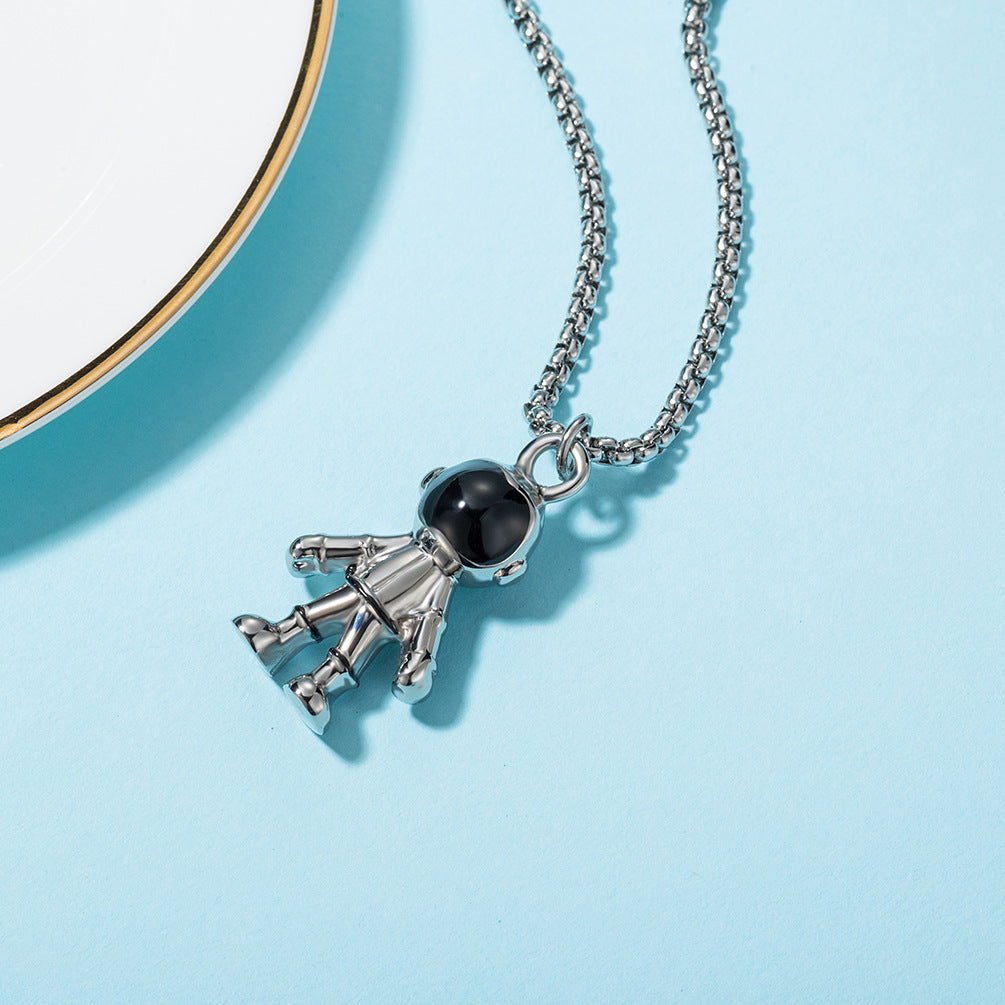 New Astronaut Pendant Couple Planet Explorer Necklace