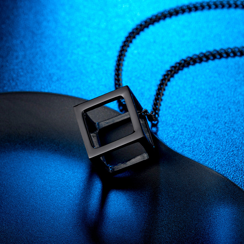 Japanese And Korean Style Hip Hop Rubik's Cube Pendant