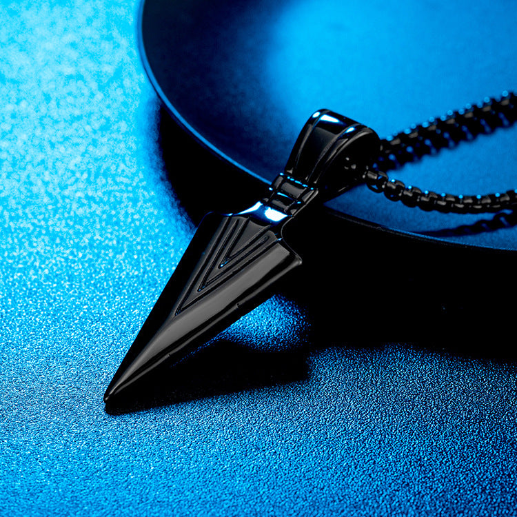 Planderful Spear Head Necklace Titanium Steel Non Fading For Viking Jewelry Lovers