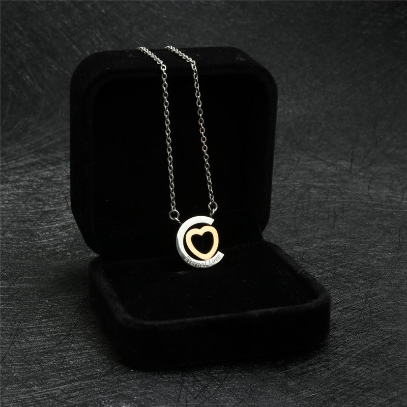 Steel Heart Necklace For Women By Planderful Everyday Genie Durable Chic Gift For Her
