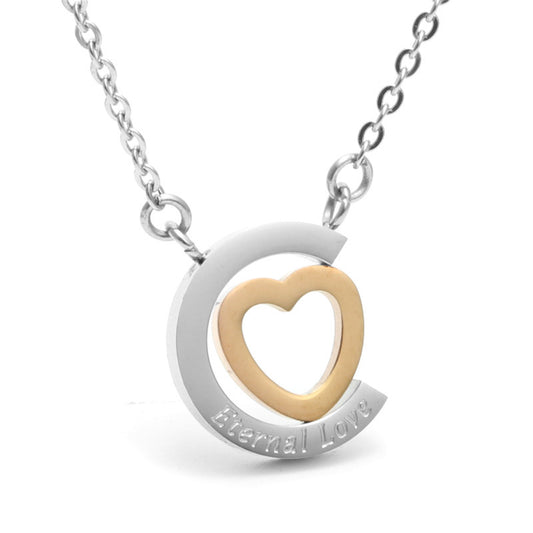 Steel Heart Necklace For Women By Planderful Everyday Genie Durable Chic Gift For Her