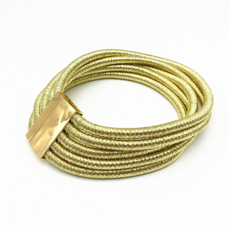 Extravagant Necklaces from Europe and America with Multi-layer Weaving for Women